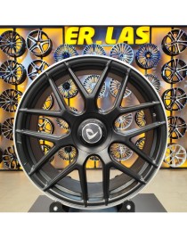 2 Adet BK-5318 8,5*20 5*112 ET45 66,56 MAT BLACK LIP MAC JANT (Takım)