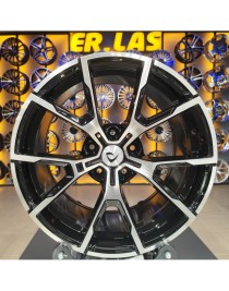 4 Adet BK-5601 9*18 5*120 ET37 72,6 BLACK MACK JANT (Takım)