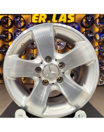 4 Adet KM-90015 6,5*15 5*112 ET35 66,1 SILVER JANT (Takım)