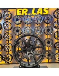 4 Adet R1-229 9*18 5*112 ET40 73,1 MAT BLACK JANT (Takım)