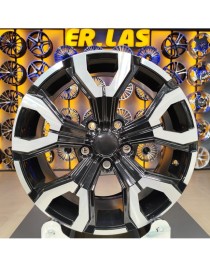 4 Adet SONIC 1099 6.5*16 5*114.3 ET35 66.1 BLACK MACK JANT (Takım)