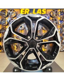 4 Adet DY-176 6.5*16 5*114.3 ET40 BLACK MACK JANT (Takım)