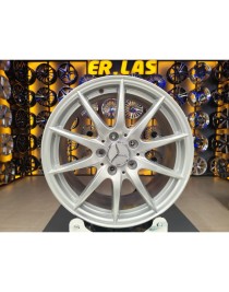 4 Adet MERCEDES ORIJINAL 7.5*17 5*112 ET53 66.6 SILVER JANT REVİZE EDİLMİŞ (Takım)