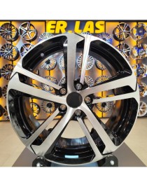 4 Adet DY-267 7*17 5*108 ET33 65.1 BLACK MACK JANT (Takım)