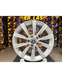4 Adet VOLKSWAGEN ORIJINAL 7*17 5*112 ET43 57.1 SILVER JANT REVİZE EDİLMİŞ (Takım)