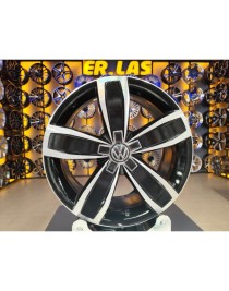 4 Adet VOLKSWAGEN ORIJINAL 7*17 5*112 ET40 57.1 BLACK MACK JANT REVİZE EDİLMİŞ (Takım)