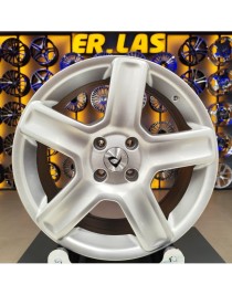 4 Adet BK-751 7*17 4*108 ET20 65.1 HYP SILVER JANT (Takım)