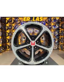 4 Adet HONDA ORIJINAL 6.5*15 5*114.3 ET45 64.1 BLACK MACK JANT REVİZE EDİLMİŞ (Takım)