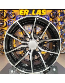 4 Adet PRO-35442 6*13 4*100 ET25 73.1 BLACK MACK JANT (Takım)