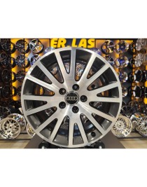 4 Adet AUDİ ORIJINAL 7.5*17 5*112 ET58 66.6 GUN MACK JANT REVİZE EDİLMİŞ  (Takım)