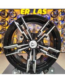 4 Adet BK-5007 6.5*15 4*100 ET35 73.1 BLACK MACK JANT (Takım)