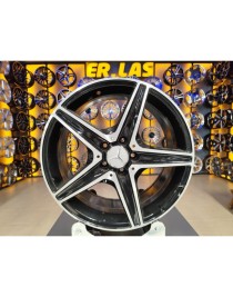 4 Adet BK-5052 8*18 5*112 ET45 BLACK MACK JANT REVİZE EDİLMİŞ  (Takım)