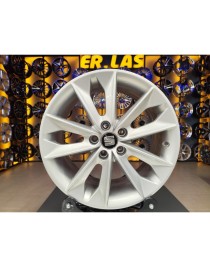 4 Adet SEAT ORIJINAL 7*16 5*100 ET43 57.1 SILVER JANT REVİZE EDİLMİŞ (Takım)