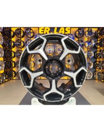 4 Adet SATO-5366 7*17 4*100 ET40 BLACK MACK JANT REVİZE EDİLMİŞ (Takım)