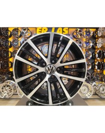 4 Adet VOLKSWAGEN ORIJINAL 7*17 5*112 ET54 57.1 BLACK MACK JANT REVİZE EDİLMİŞ (Takım)