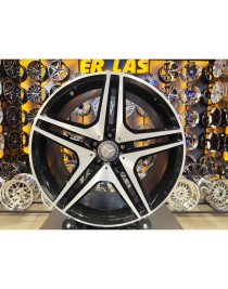 4 Adet SATO-5392 9.5*19 5*112 ET44 BLACK MACK JANT REVİZE EDİLMİŞ (Takım)