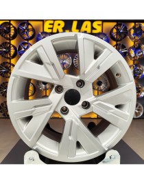 4 Adet R1-238 6.5*15 4*108 ET20 65.1 SILVER JANT (Takım)
