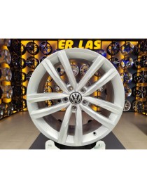 4 Adet VOLKSWAGEN ORIJINAL 8*18 5*112 ET44 57.1 SILVER JANT REVİZE EDİLMİŞ (Takım)