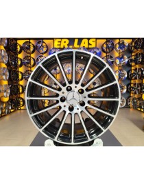 4 Adet MERCEDES ORIJINAL 8-9*18 5*112 ET43 66.6 BLACK MACK JANT REVİZE EDİLMİŞ (Takım)