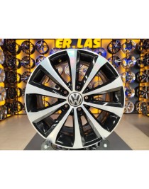 4 Adet VOLKSWAGEN ORIJINAL 7*16 5*112 ET45 57.1 BLACK MACK JANT REVİZE EDİLMİŞ (Takım)