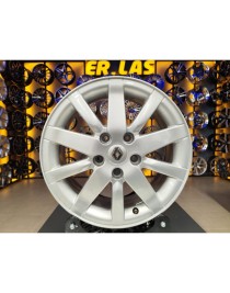 4 Adet RENAULT ORIJINAL 6*16 5*114.3 ET47 66.1 SILVER JANT REVİZE EDİLMİŞ (Takım)