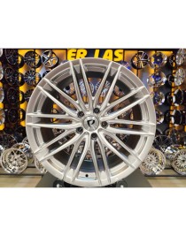 2 Adet BK-5395 9.5*19 5*120 ET37 72.56 HYPER SILVER JANT (Takım)