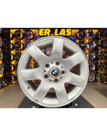 4 Adet BMW ORIJINAL 7*16 5*120 ET47 72.6 SILVER JANT REVİZE EDİLMİŞ (Takım)